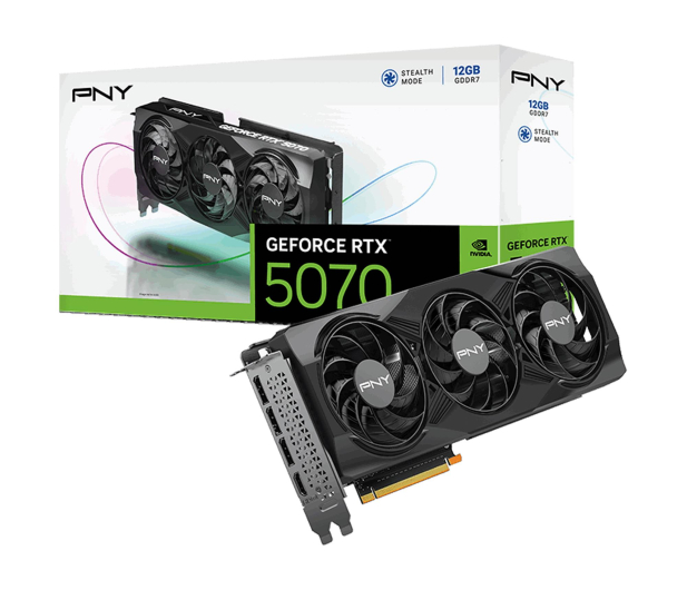 PNY GeForce RTX 5070 12GB GDDR7 DLSS5 - 1320571 - zdjęcie